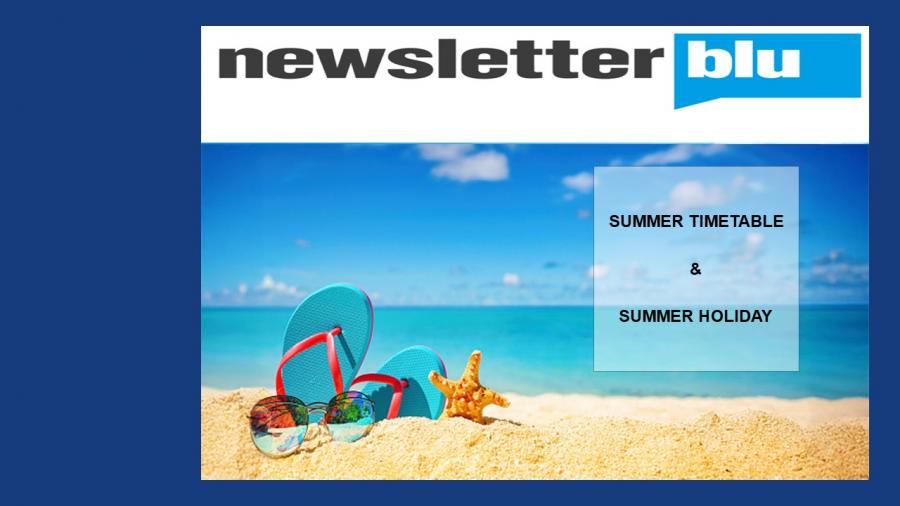 Schedule Change and Summer Closure 2025